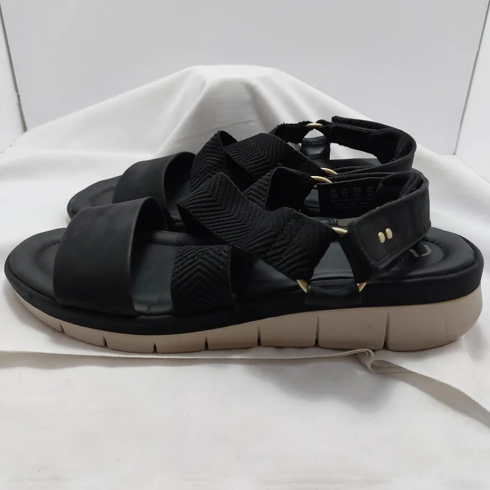 Ryka Black Sandals‎ Adjustable Elise Size 9.5 M